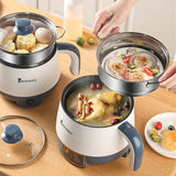Electric Cooking Machine Household Single/Double Layer Hot Pot Non-stick Pan Multifunction Rice Cooker Student Dormitory Cooker