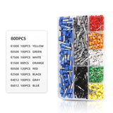 Crimping Pliers Tubular Terminal Hand Tools HSC8 6 - 4A 0.25 - 10mm2 6 - 6A 0.25 - 6mm2 Electrical Mini Wire Ferrule Clamp Kit