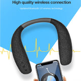 Creative Neck Bluetooth Speaker Wearable Speaker High Quality Neck Hanging Portable Bluetooth Running Outdoor Sports Speaker