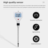 EC-98361 Digital EC Tester LCDAquarium Water Quality Monitor Analyzer Soil Conductivity Meter for Pools Planting Aquaculture