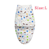 Baby sleeping bag newborn envelope cocoon wrap swaddle soft 100% cotton 0-6 months sleep blanket