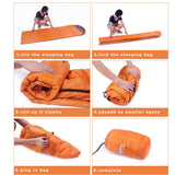 Ultralight Sleeping Bags for Adult Kids 1KG Portable 3 Season Hiking Camping Backpacking Sleeping Bag with Sack