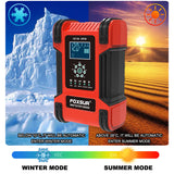 Large Power 12A Car Battery Charger 12V 24V  Automatic Charger 7 Stage Charging Safety Protection Intelligent Charging Repairs