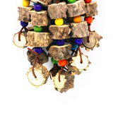 Bird Toys Natural Wood Large Parrot Toy Bird Toys Best for African Grey Macaws Cockatoos Parrot Birds and More