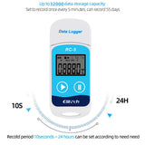 10 Pieces/Lot RC-5 USB Temperature Data Logger High-precision Datalogger Recorder 32000 Reading Point Temperature Recorder