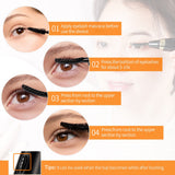 Electric Eyelash Curler Long-lasting Curling Perm Heating Eyelash Curling Brush Ironing Eyelash Comb Eyelash Styling Makeup Tool