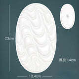 Oval/Square/Wave Palette High Quality Imitation Ceramic Material Watercolor Palette Variety of Styles Smooth and Durable Edges