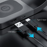 QI Magnetic Wireless Charger Stand 4 in 1 Fast Charging Dock Station for Iphone for Apple Watch for  Pro