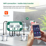 6 in 1 Water Quality Tester Tuya WiFi Multi-Parameter Water Quality Monitor PH/Total Dissolved Solids/EC/SG/Salt/Temp Meter