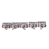 5pcs 12V Heavy Duty Toggle Flick Switch ON/OFF Car Dash Light Metal SPST 12 Volt