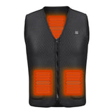 Fashion Men Women Electric Heated Vest Heating Waistcoat Warm Winter Heating Vest Jacket Outdoor Jacket Winter USB Heater