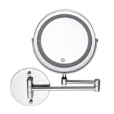 Led 10X nifying Makeup Shaving Vanity Mirror Bathroom Wall Mount 360°