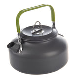 HAEGER-0.8L Portable Ultra-light Outdoor Hiking Camping Survival Water Kettle Teapot Coffee Pot Anodised Aluminum