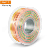 3D Printer Filament 1.75mm 1KG No Tangles No Bubbles Silk PLA Filament for School Home Showroom Office Electronics Fields