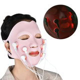 Skin Care Photon Therapy Facial Soft Gel LED Mask with Controller Acupoint Vibration Massage Reduce Wrinkle Beauty Instrument