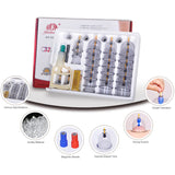 32PCS Vacuum Cupping Apparatus Home Set Suction Pump Magnetic Therapy Massage Cups Thicken Cupping Cup Health Care Body Massager
