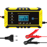 Fully Automatic Car Battery Charger 12/24V 8A Pulse Repair LCD Battery Charger for Car Motorcycle Lead Acid Battery Agm Gel Wet