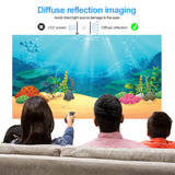 Salange D5000 Projector Full HD Video 6000 Lumens Android Video Home Theater For Phone Compatible with HDMI WiFi Bluetooth