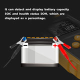 12V/24V Car Battery Tester LCD Digital Battery Analyzer Car Charge Diagnostic Tool SOH SOC CCA IR Measurement for Car Truck