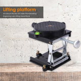 Aluminum Oxide Router Lift Table Laboratory Lifting Platform Benches Woodworking Engraving Adjustable Lab Lifting Rack Stand