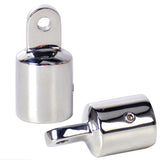 Stainless Steel Top Fitting Hardware Marine Boat Yacht External Eye End Canopy Tube End Fits 7/8" OD Round Tube