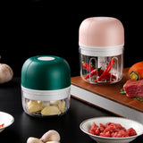 Electric Mini Food Garlic Vegetable Chopper Garlic Press Masher Machine Crusher Kitchen Chopper Meat Grinder Tools