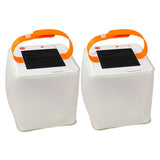 Inflatable Solar USB Light Foldable Waterproof Drop Resistance Charging Lamp Lantern For Outdoor Rescue Camping Outdoor Tools