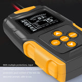 12V/24V Car Battery Tester LCD Digital Battery Analyzer Car Charge Diagnostic Tool SOH SOC CCA IR Measurement for Car Truck