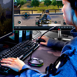 USB Omnidirectional Microphone Plug-N-Play Condenser Microphones For Computer PC For Gaming Live Streaming 100Hz-10KHz