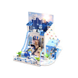10 Kinds DIY Doll House with Furniture Children Adult Miniature Wooden DollHouse Construction Model Building Kits Doll house Toy