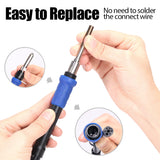 8509 Micro Hot Air Gun Soldering Station with 3.5/3/2.5/2 mm Nozzle Temperture Adjustable SMD Rework Station Welding Tools