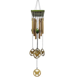 Bronze wind chime metal multi-tube large hanging bell home pendant