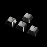 Stainless Steel Direction Arrow Keycaps For Cherry Mx Switch Mechanical Gaming Keyboard QWERASDF Backlit Metal Keycaps