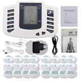 Electronic Tens EMS Muscle Stimulator Pulse Acupuncture Massage Therapy for Back Neck Full Body Massager 16 Pads Russian/English