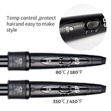 6 in 1 Curling Iron LCD Ceramic Hair Crimper 9-32mm Professional Hair Curler Wand Beauty Hair Crimp Corrugation Styling Tools