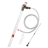 Aquarium Cleaner - Fish Tank Sand Cleaner Kit With Air-Pressing Button And Adjustable Water Flow Controller Clamp For Fish Tan