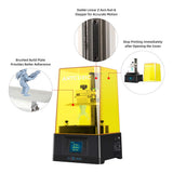 ANYCUBIC 3D Printer Photon Mono UV Light Hardening LCD Resin 3D Printer with 50mm/h Fast Printing Speed, Print Size 130x82x165mm