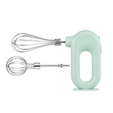 Electric Mixer Wireless Portable Food Mixers with 2 Mixing Head Handheld Blender Rechargeable Whisks Dough Stirrer Eggbeater