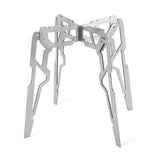 Detachable Camping Pot Support Outdoor Pot Bracket AntiSlip Stainless Steel Rack for Pot and Pan Outdoor Cooking Accessroy