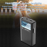 Mini AM FM Radio Pratical Tune Radio Home Household Outdoor Hiking Camping Traveling Aged People Simple Radio with Antenna