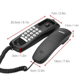 Home Hotel Wired Desktop Wall Phone Office Landline Telephone