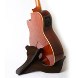 Wooden Guitar Stand,Universal Guitar Stand X-Frame Style Portable String Instrument Holder with Soft Leather Edges,