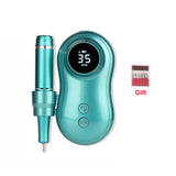 Electric Nail Drill Machine 35000RPM Built-in 2600mAh Battery Portable Nail Polisher Grinding Device Nail Tool 10 Hours of Use