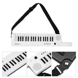 37-Key Electronic Keyboard Piano Guitar-Shaped Children's Piano with Shoulder Strap Mini Microphone Audio &amp; Headphone Jack