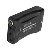 Video Audio Converter SCART to RF Converter Video Adapter RF 61.25mHz/ 67.25mHz Output Converter with USB Cable SCART Converter