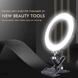 20cm Fill Ring Light For Mobile Phone Computer Brightness Adjustable Selfie Lights Live Broadcast Video Fill Light Beauty