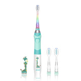 SEAGO Sonic Electric Toothbrush kids Battery Cartoon with Colorful LED Waterproof Soft Oral Hygiene Massage Teeth Care SG977