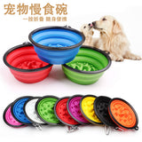 350/1000ml Large outdoor dog Silicone Folding Bowl Portable Water Bowl For Dogs Puppy Food Collapsible Pet Feeder Dish Bowl toy