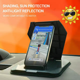 Universal  Car Dashboard Phone Holder 3 To 9.7 Inch Mobile Phone Clip Mount Bracket Anti-reflective Phone Stand Anti UV SunShade