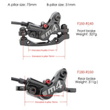 MEROCA MT420 MTB Brake Bicycle Hidraulic 160mm Disc Brake Four-Piston Bike Oil Brake